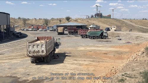 Waste transport, Altyn-Kazyk