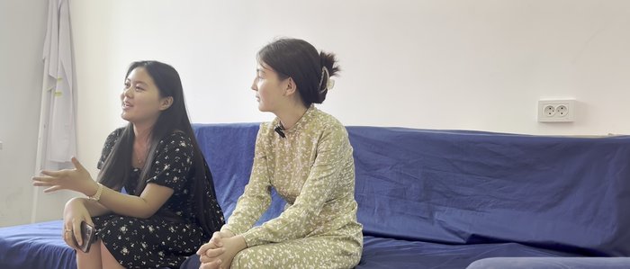 Mahabit and Altynaia, KEIIN students and ProjectPolaris founding members
